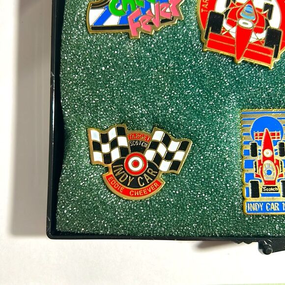 1991 TARGET INDY CAR Racing Team 6 Pin Set -Cheever Fever,Scotch, - Picture 3 of 7